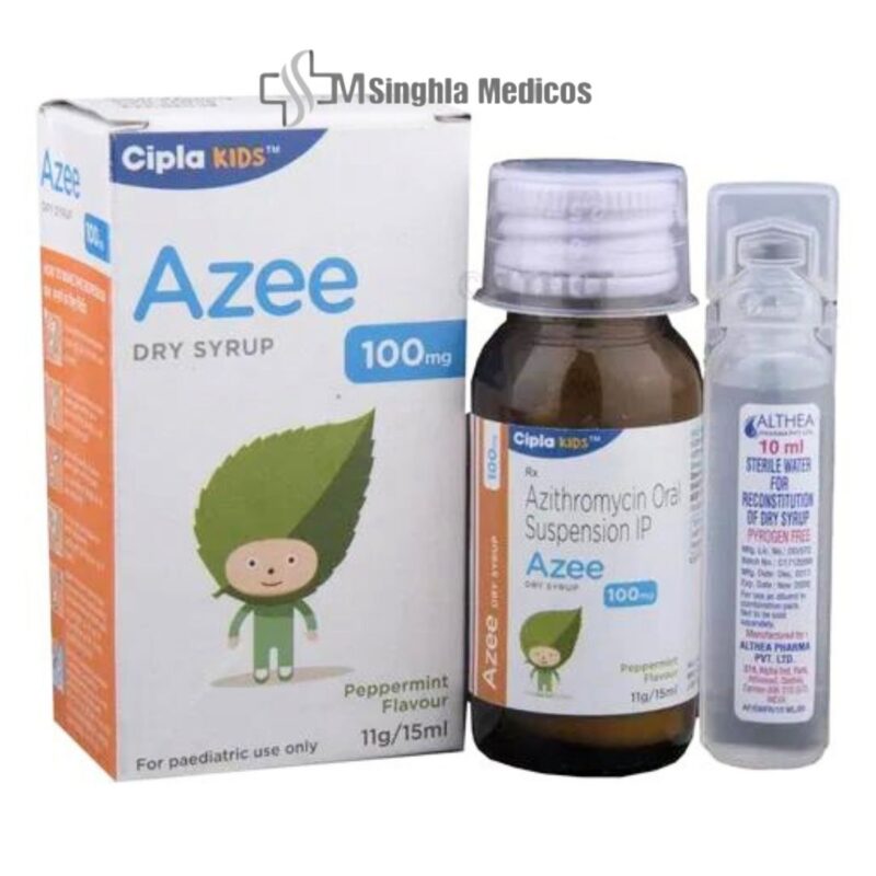 Azee 100mg Dry Syrup Peppermint