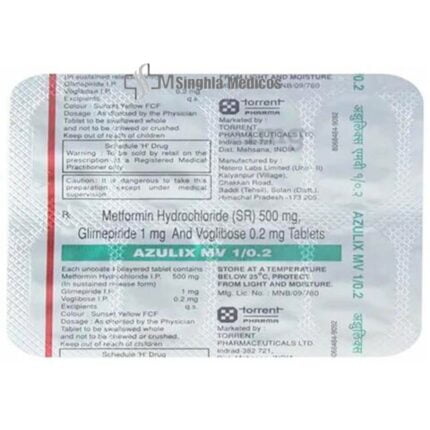 Azulix MV 1mg/500mg/0.2mg Tablet SR