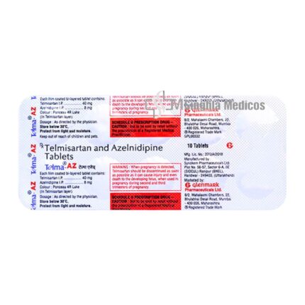 Telma AZ 40mg/8mg Tablet