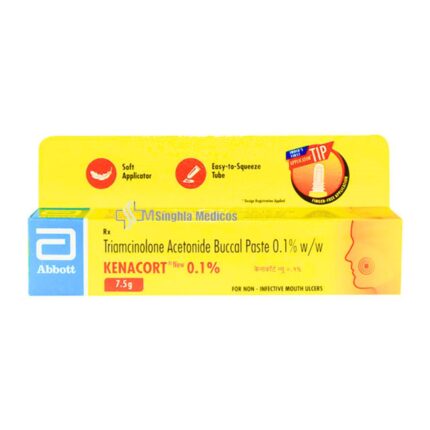 Kenacort New 0.1% Buccal Paste