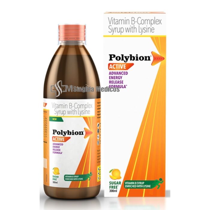 Polybion Active Sugar Free Syrup 300 ml