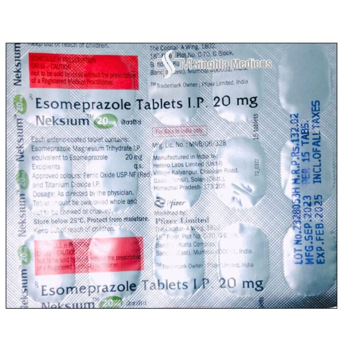 Neksium 20 Tablet
