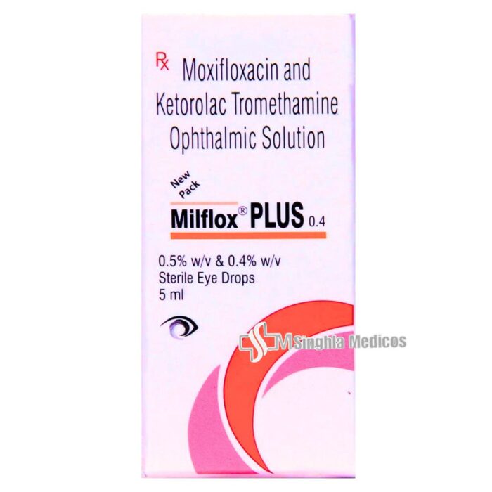 Milflox Plus 0.4 Sterlie Eye Drops