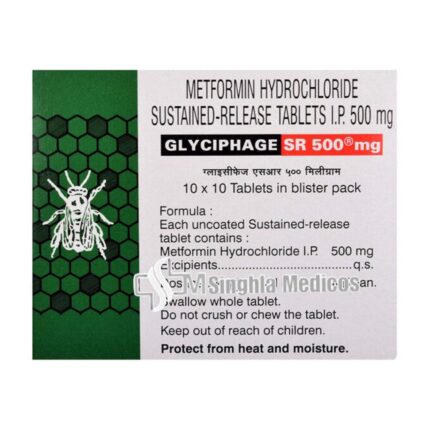 Glyciphage SR 500mg Tablet