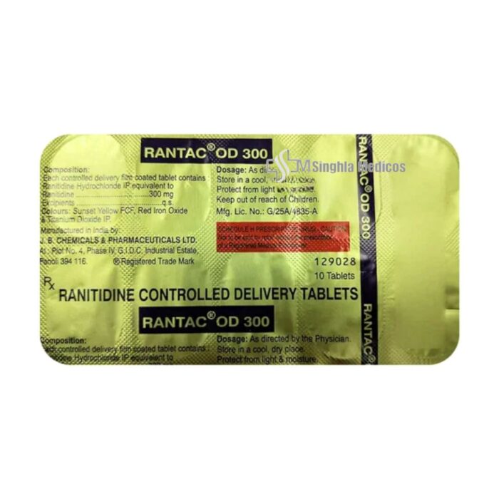 Rantac OD 300 Tablet CR