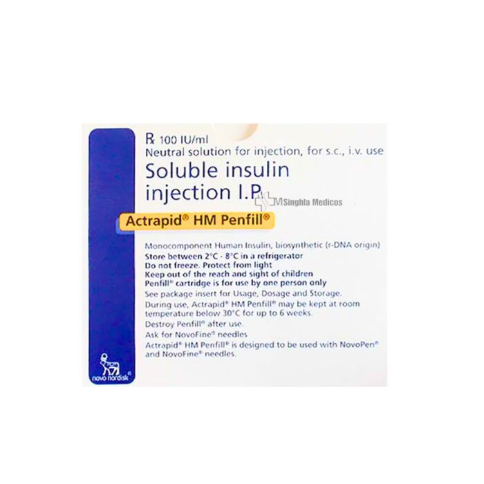 Actrapid HM Penfill (3ml Each)
